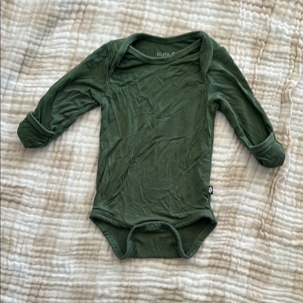 Green Long Sleeve Bodysuit